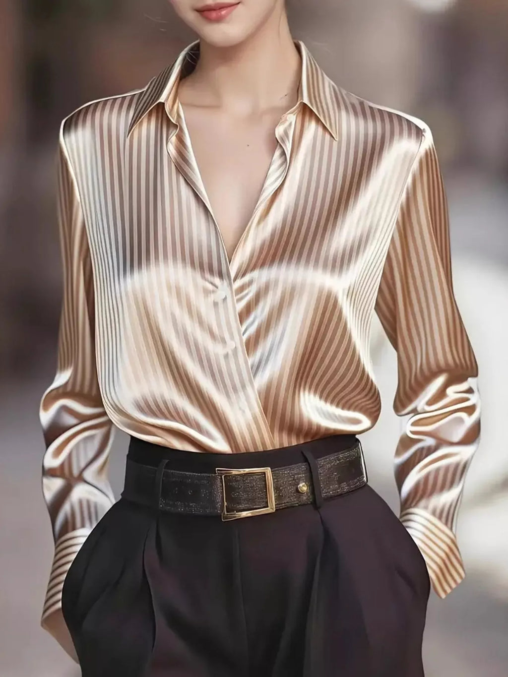 Striped Long Sleeve Shirt