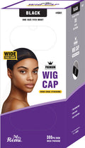 Ms. Remi Wide Band Wig Cap Value Pack, 300 Count, Black