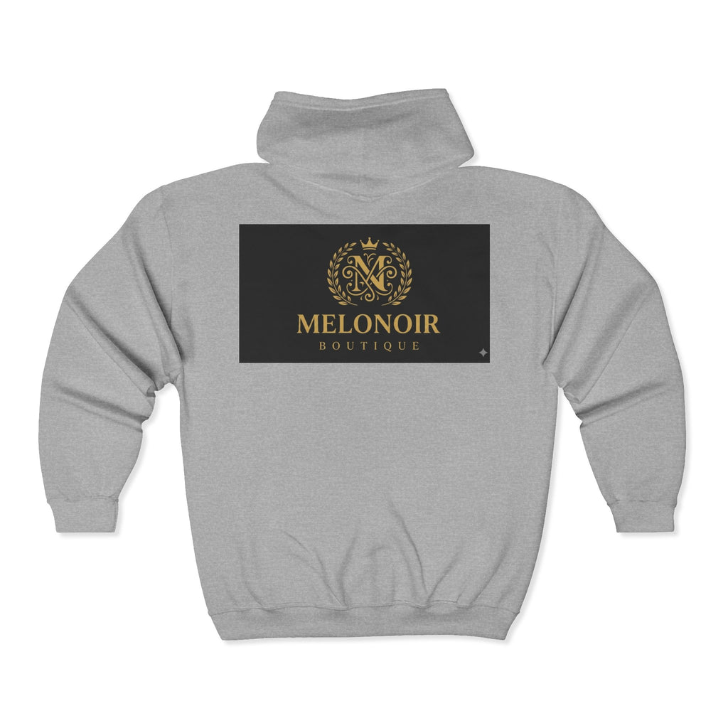 Certified Classic Zip Hoodie — Melonoir Boutique Graphic Full-Zip Sweatshirt