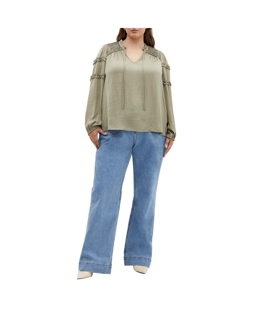 CITY CHIC Plus Size Drama Queen Top,  XXL/24