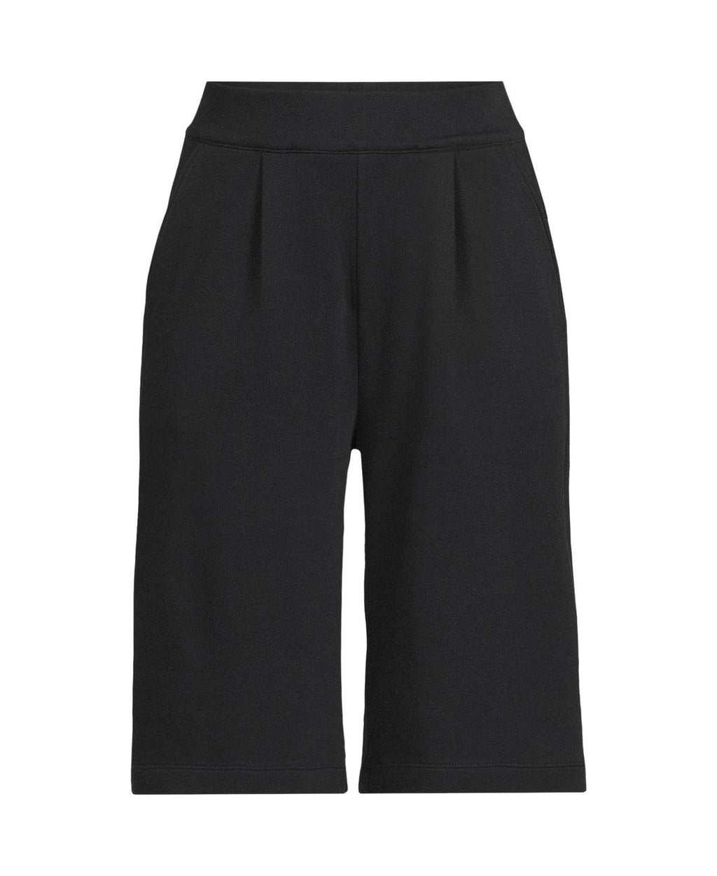 Lands End High Rise Pleated 12-in. Bermuda Shorts, Medium