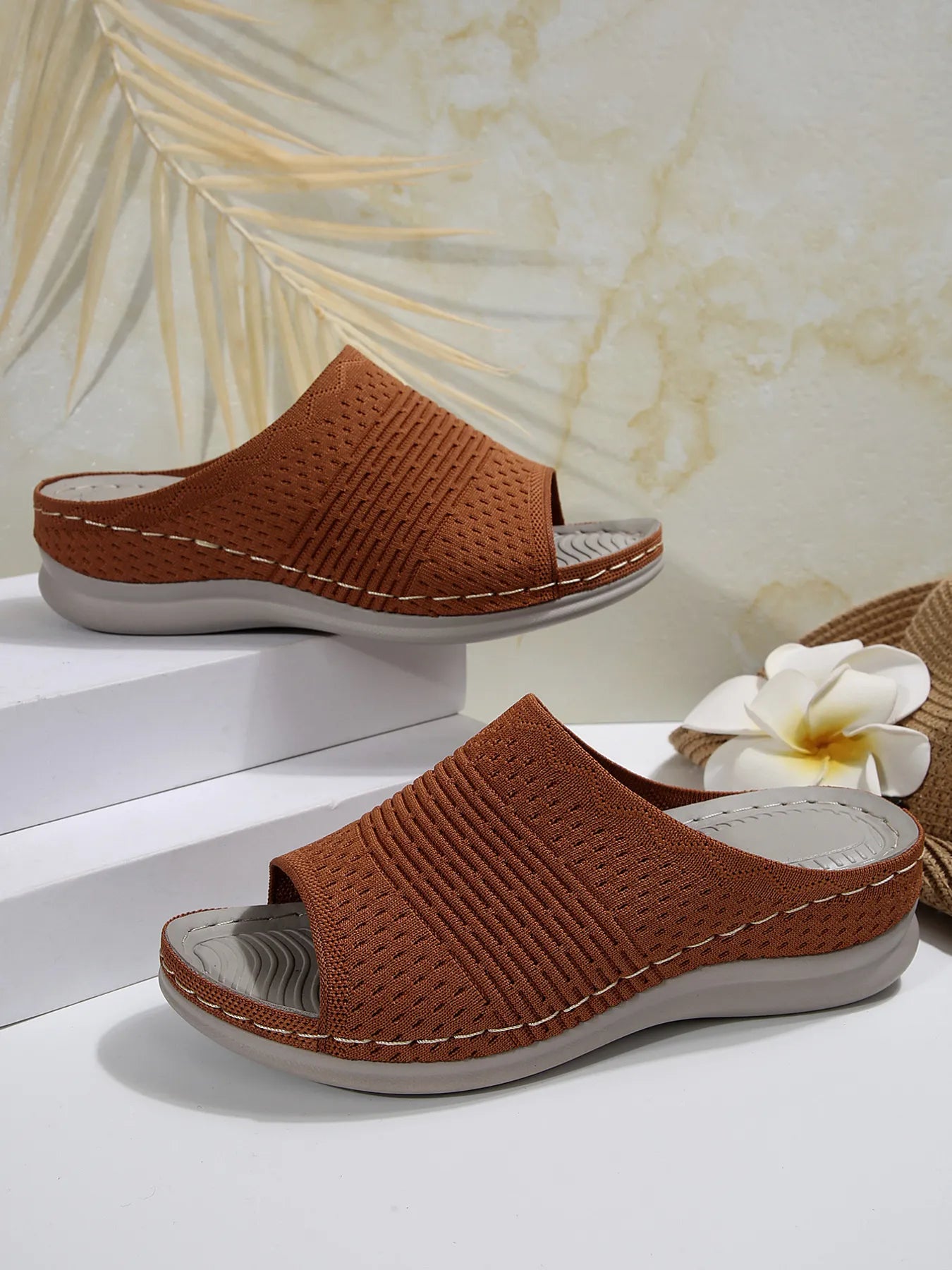 Mesh Open Toe Sandals