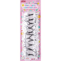 Joy Twin Beads Ponytailers 10Ct Clear