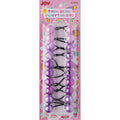 Joy Twin Bead Ponytailers 10ct Asst Purple