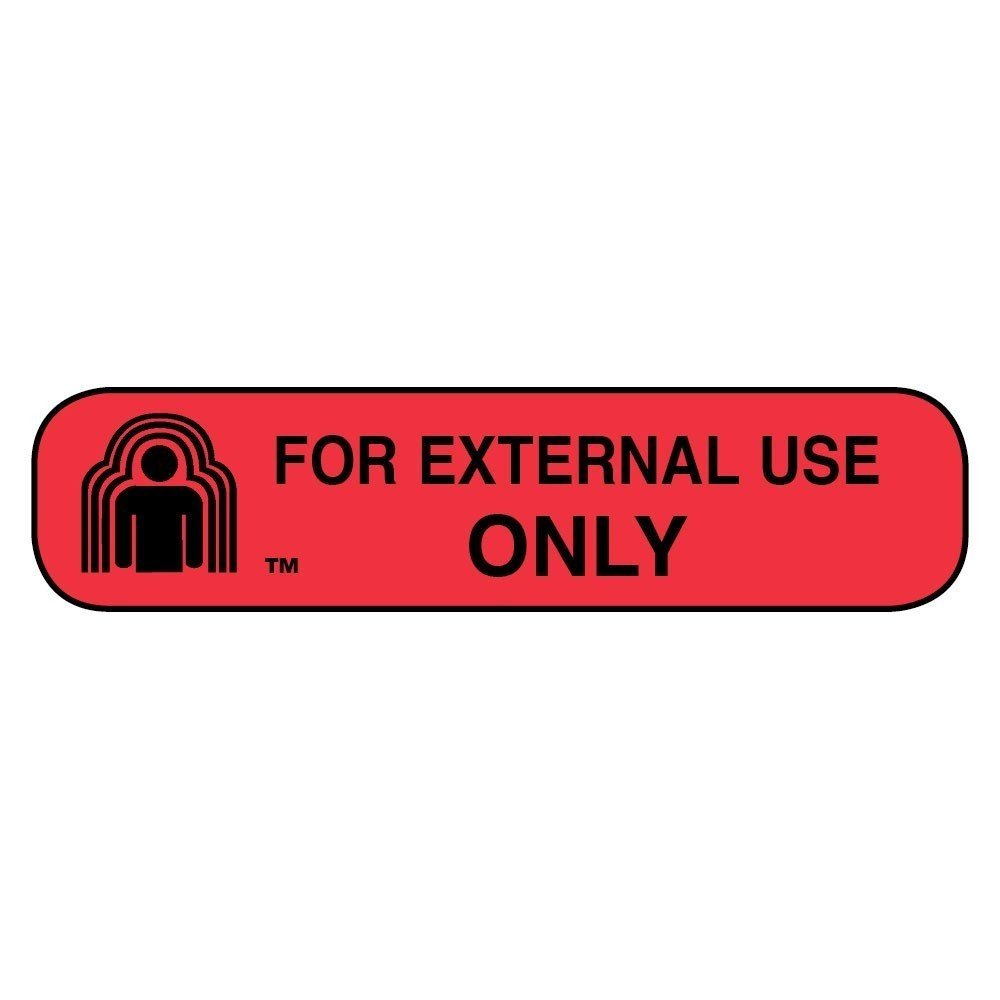 Apothecary For External Use Only Labels
