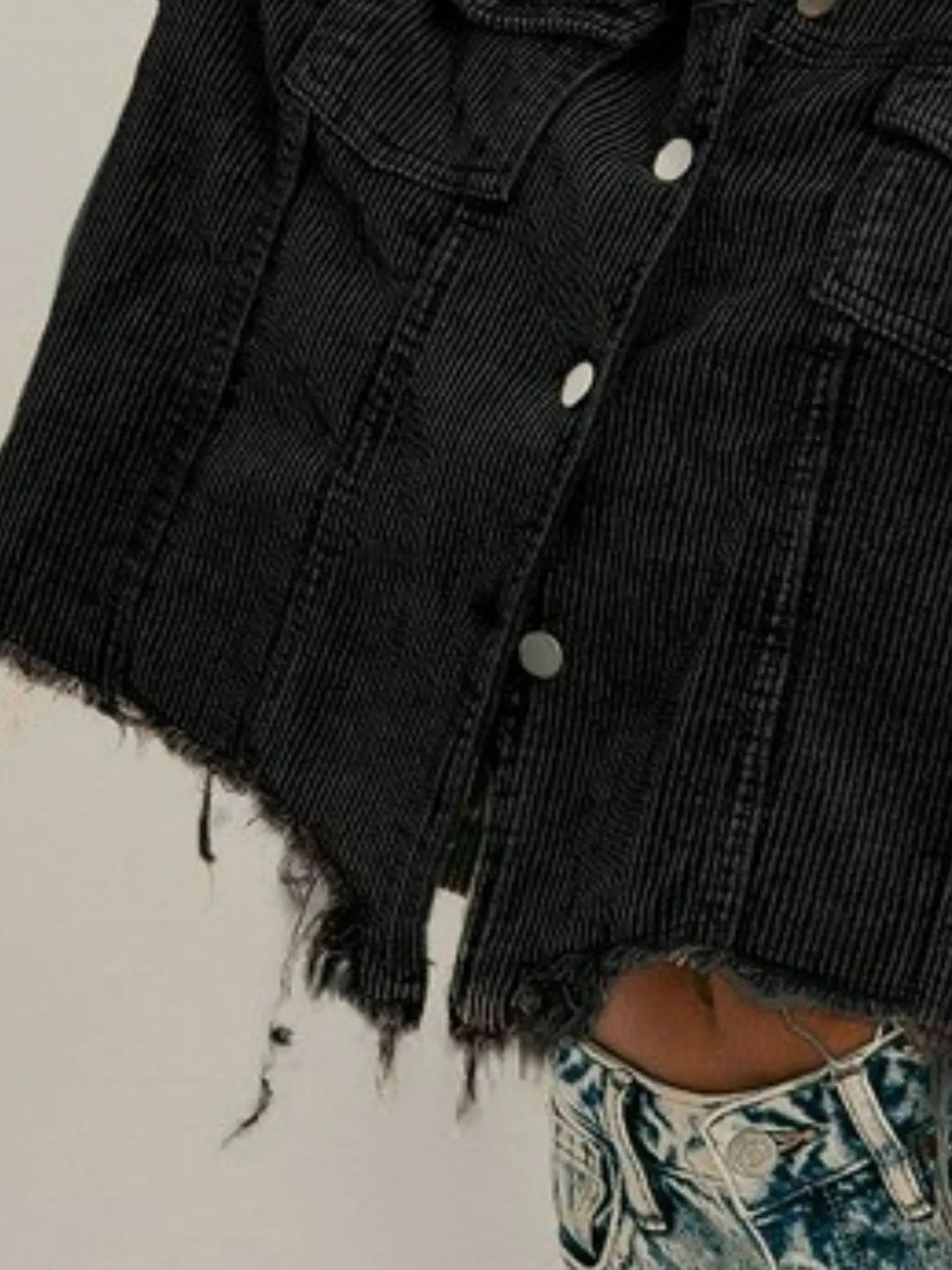 BiBi Vintage Washed Corduroy Jacket