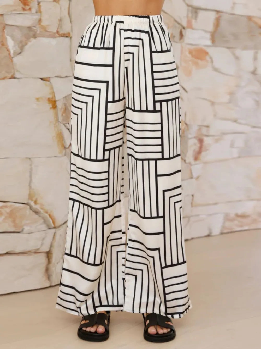 Button Down Half Sleeve Top and Pants Set