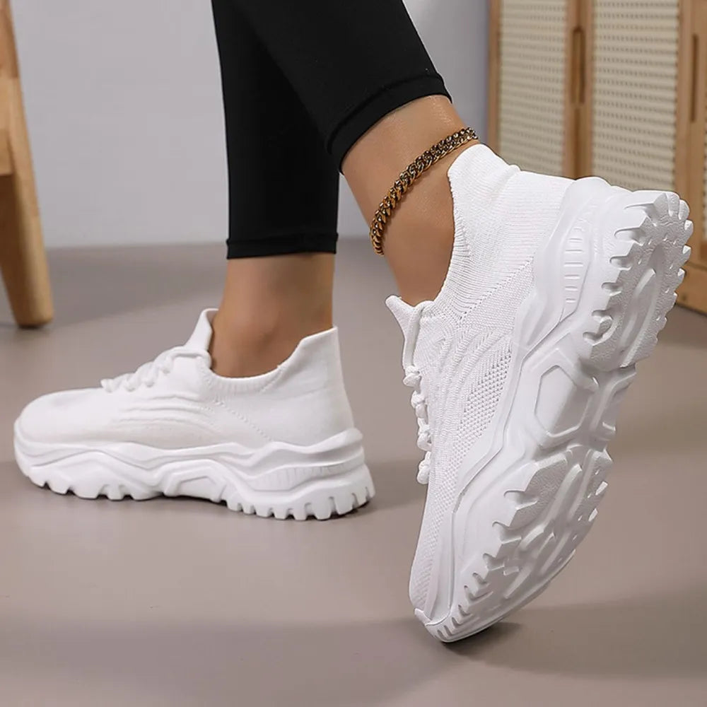 Round Toe Platform Athletic