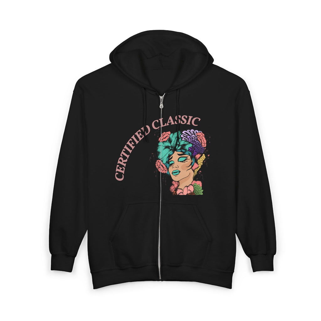 Certified Classic Zip Hoodie — Melonoir Boutique Graphic Full-Zip Sweatshirt