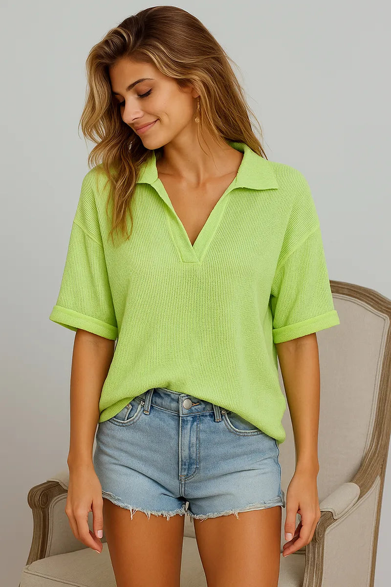 BiBi Mineral Washed Thermal Top
