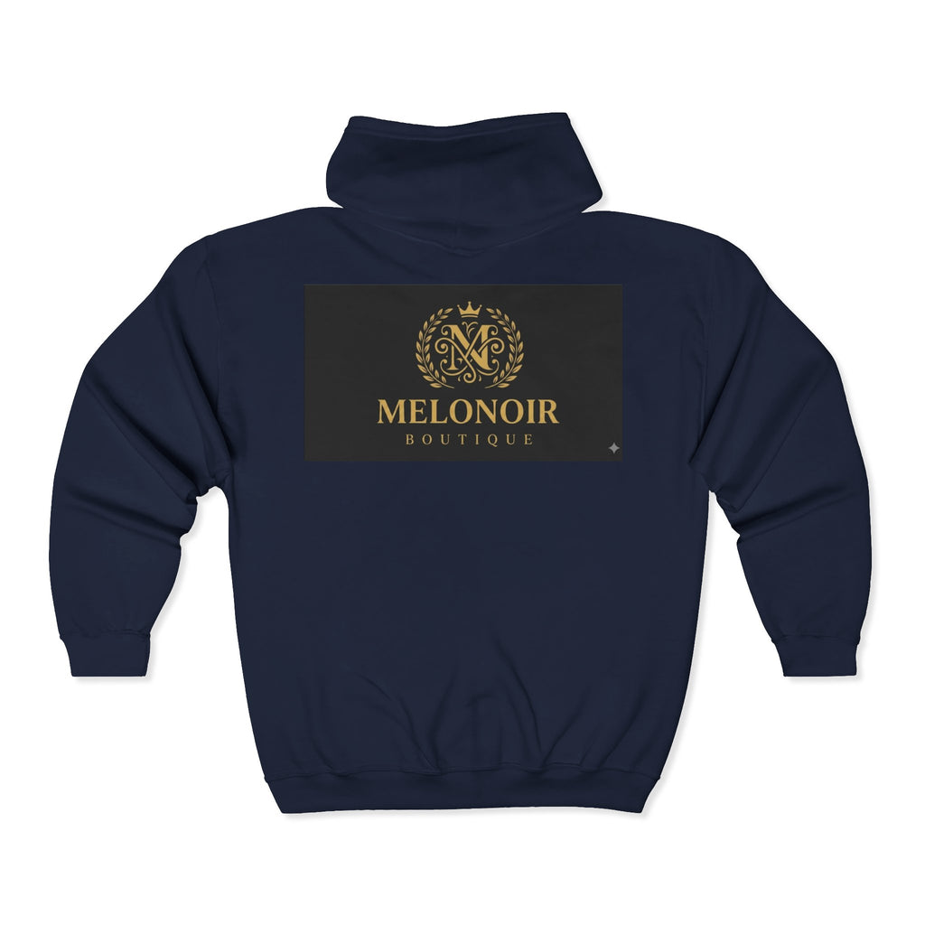 Certified Classic Zip Hoodie — Melonoir Boutique Graphic Full-Zip Sweatshirt