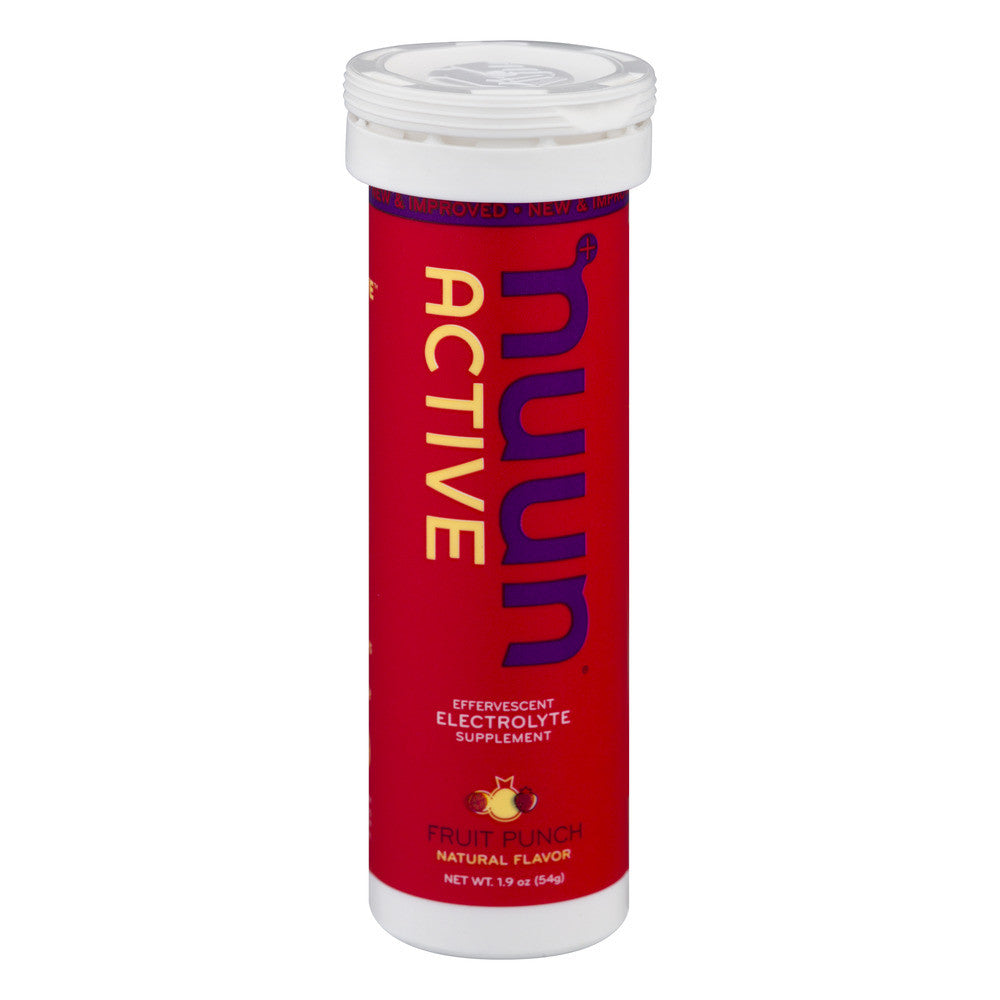 Nuun Hydration Sport Drink Tablets Fruit Punch Flavor 10ct