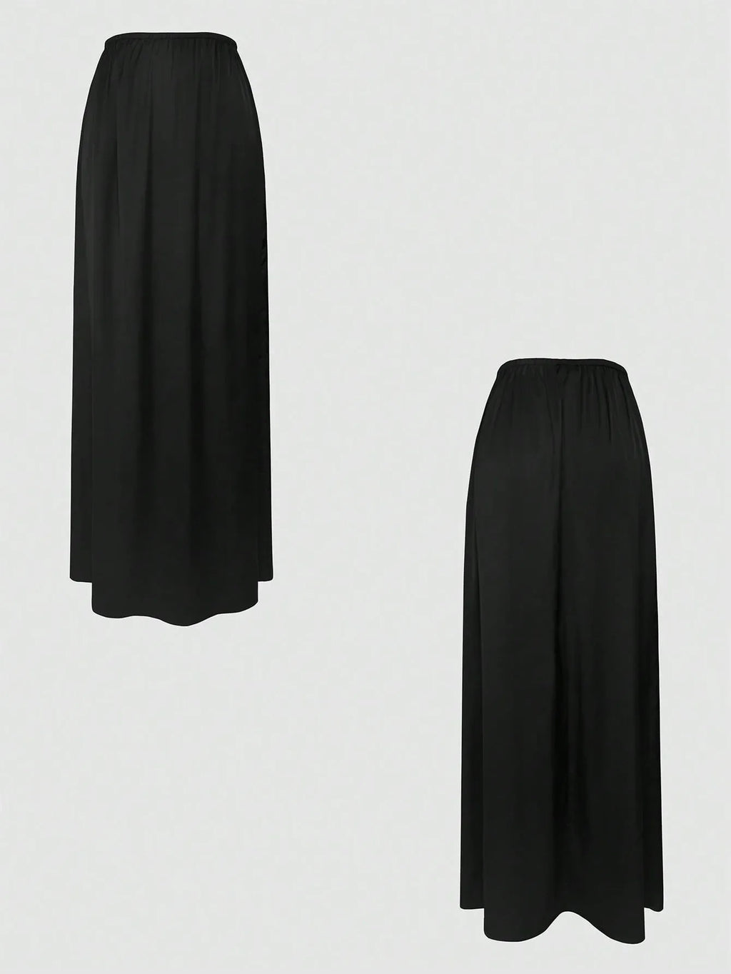V-Neck Button Detail Vest and Skirt Two-Piece Set