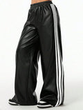 Striped Wide Leg Pants