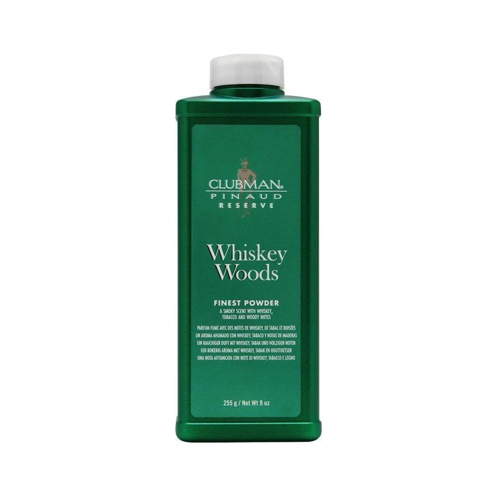 Clubman Pinaud Reserve Whiskey Woods Finest Poder 9 Oz