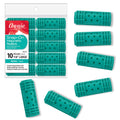 Annie Snap-On Magnetic Hair Rollers 7/8 Inch Large, 10 Count, Green