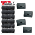 Annie Magnetic Hair Rollers 2 Inch, 12 Count, Gray