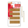 Annie Roller Pins 2 3/4 Inch, 40 Count Metal Hair Pins, Bronze