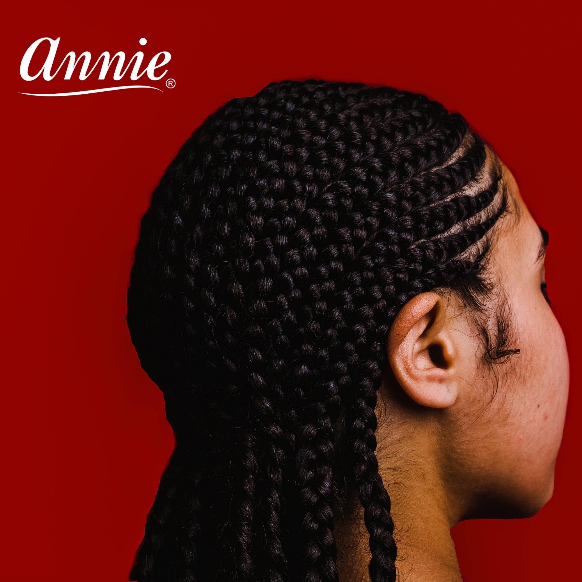 Annie Hair Rubber Bands Large 26mm, 150 Count, Black