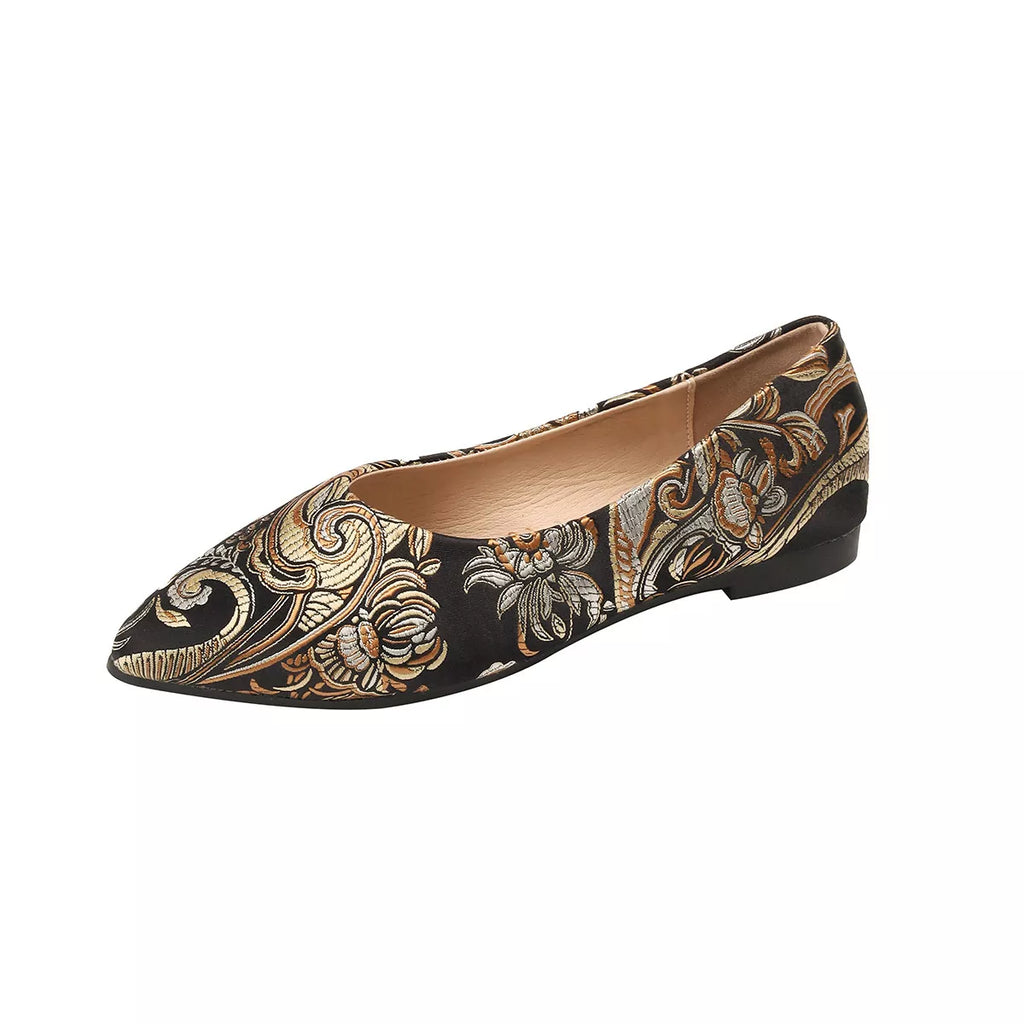 Point Toe Flats Slip-Ons