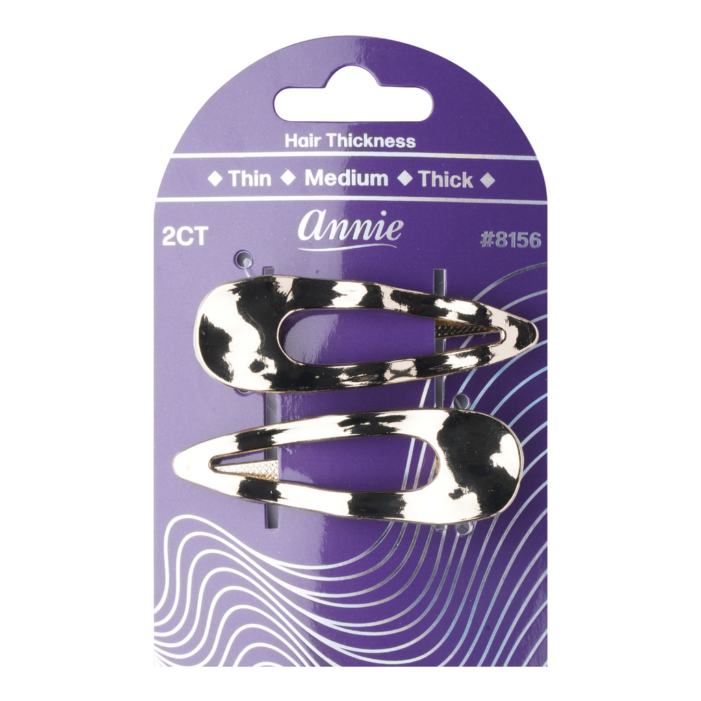 Annie XL Snap Clip, 2 Count Fashion Hair Clip, Rose Gold
