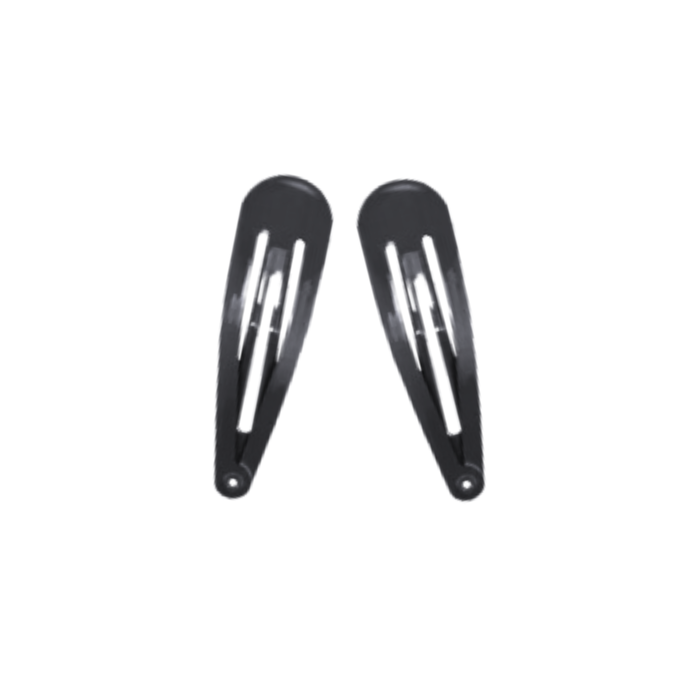 Annie XL Snap Clip, 2 Count Fashion Hair Clip, Gunmetal
