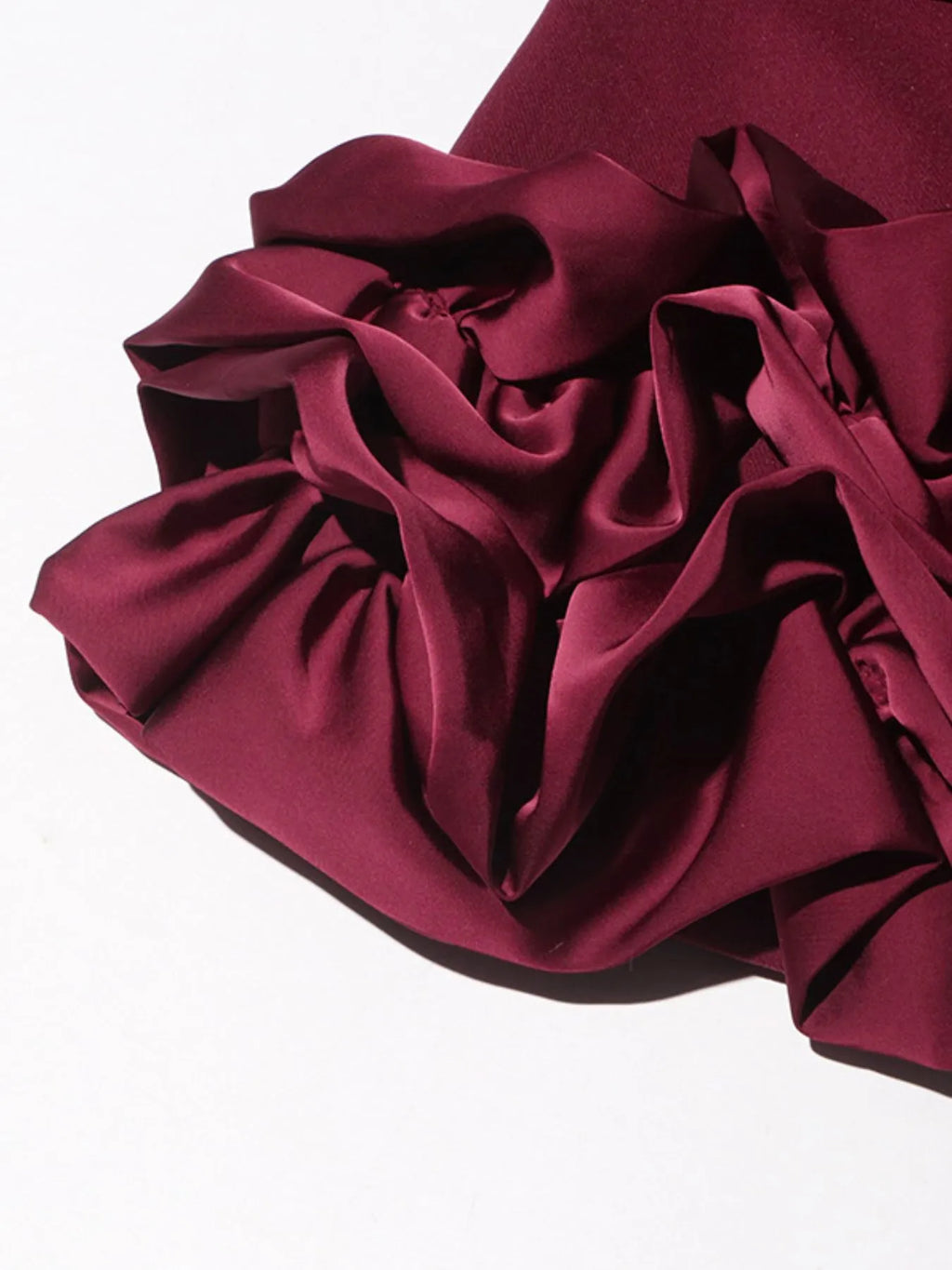 Ruffle Hem Double-Breasted Blazer Dress