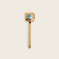 ALTACHÉ Turquoise "Squared" Eyewear Charm (Includes Black/Brown Sleeves)