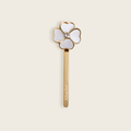 ALTACHÉ Mother-of-Pearl Clover Eyewear Charm (Includes Black/Brown Sleeves)