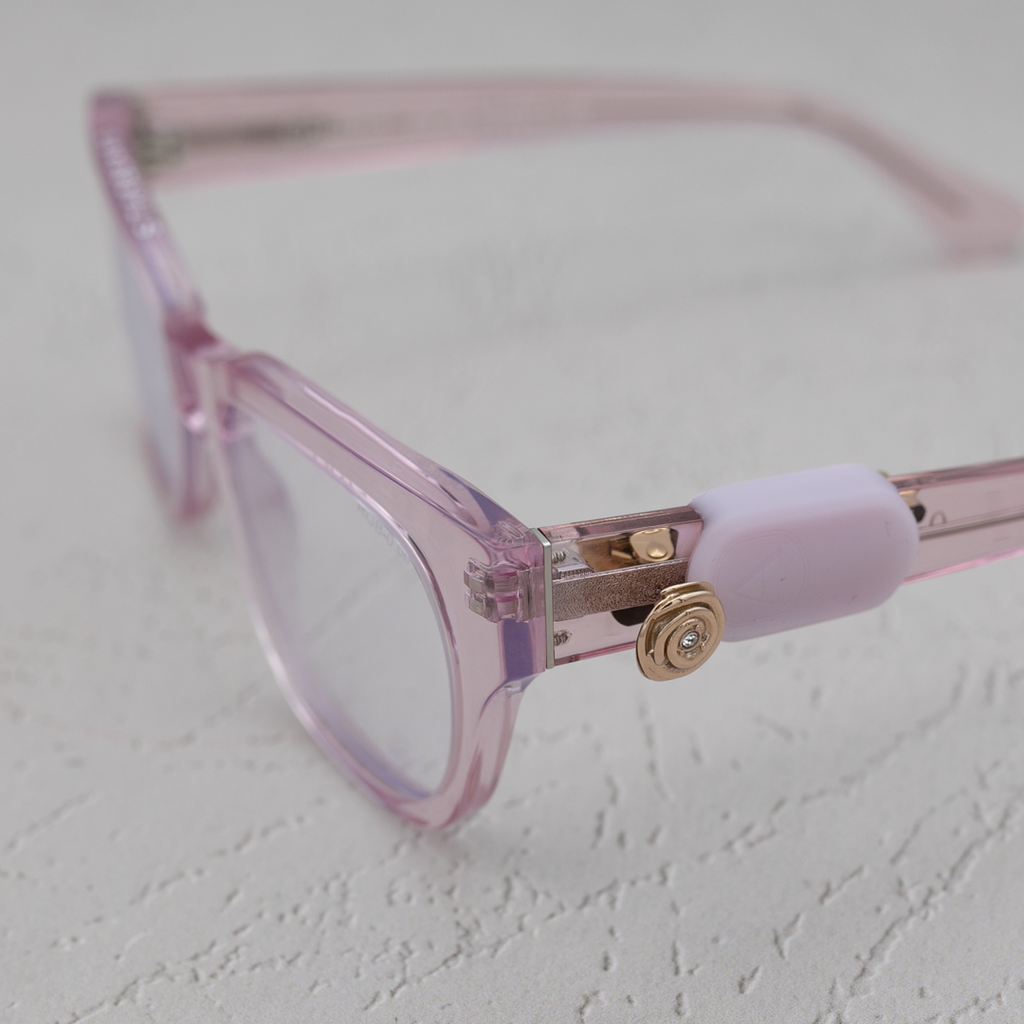 ALTACHÉ Rose Eyewear Charm (Includes Black/Brown Sleeves)