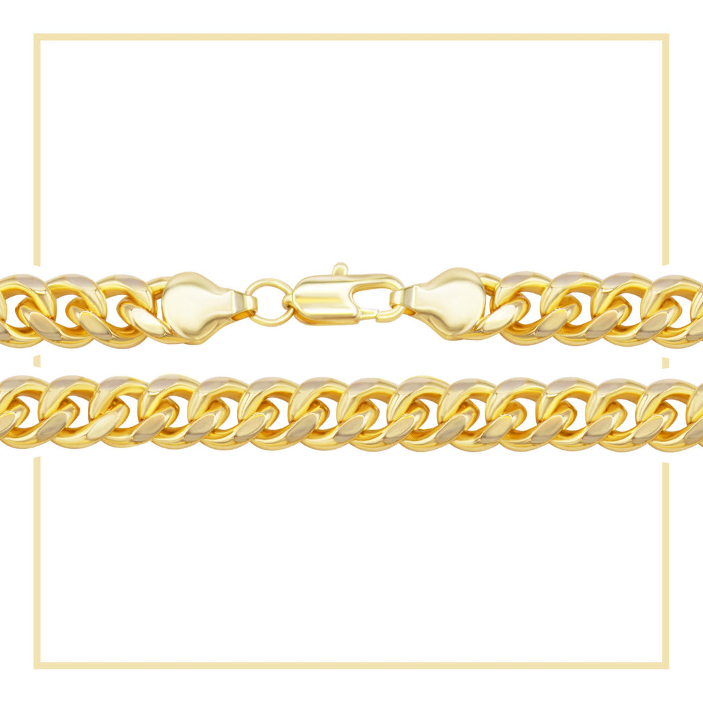 Cuban Link 14K Gold Filled Necklace 24" For Men