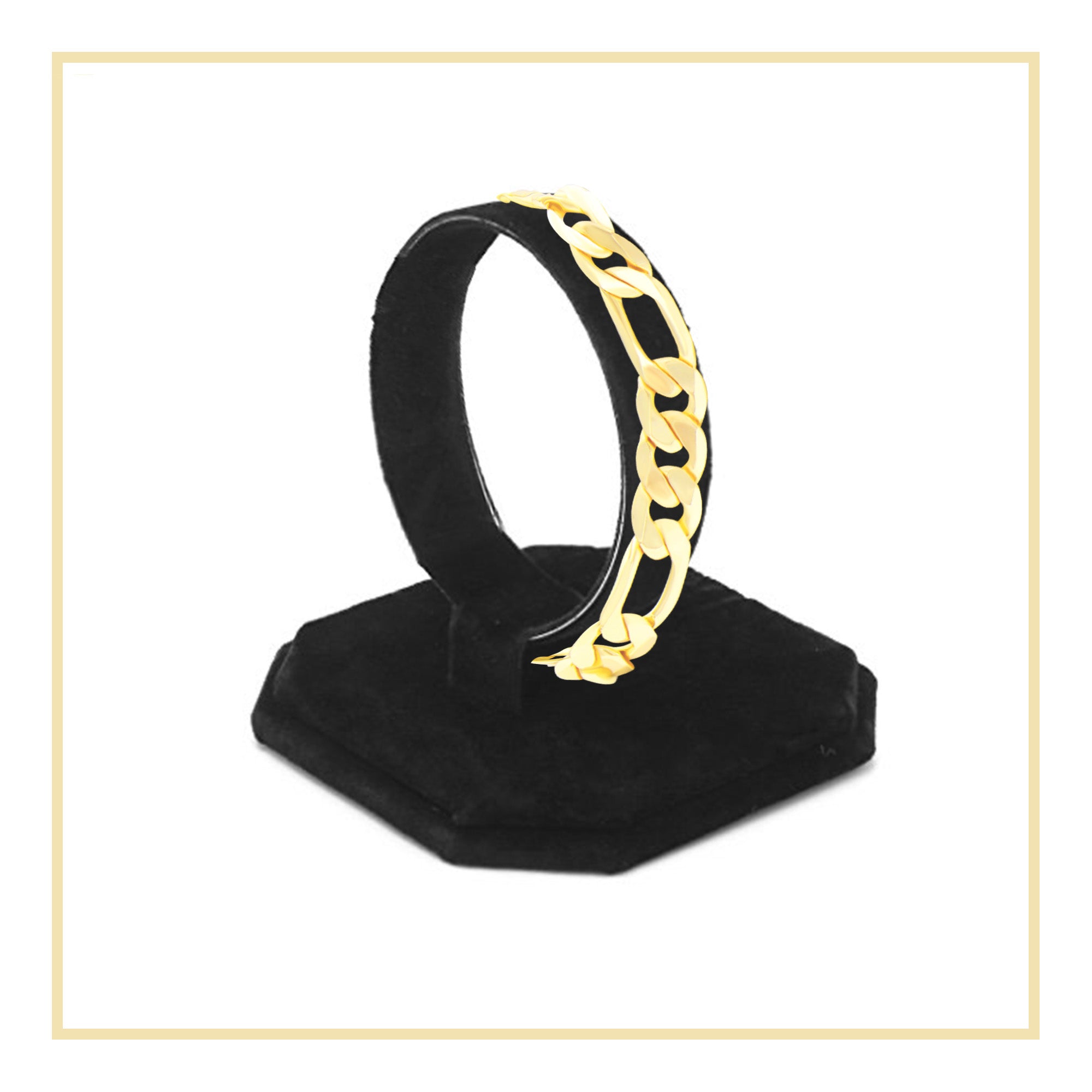 14K Gold Filled Figaro Chain Necklace 24"