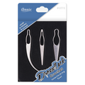 Annie Dreadlock Crochet Interlocking Tool Set, 3 Piece, Silver