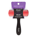 Annie Ergo Detangling Brush 9 Row, 1 Count, Black & Red