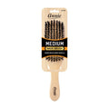 Annie Medium Wooden Wave Brush, Boar & Nylon Bristle, Light Brown