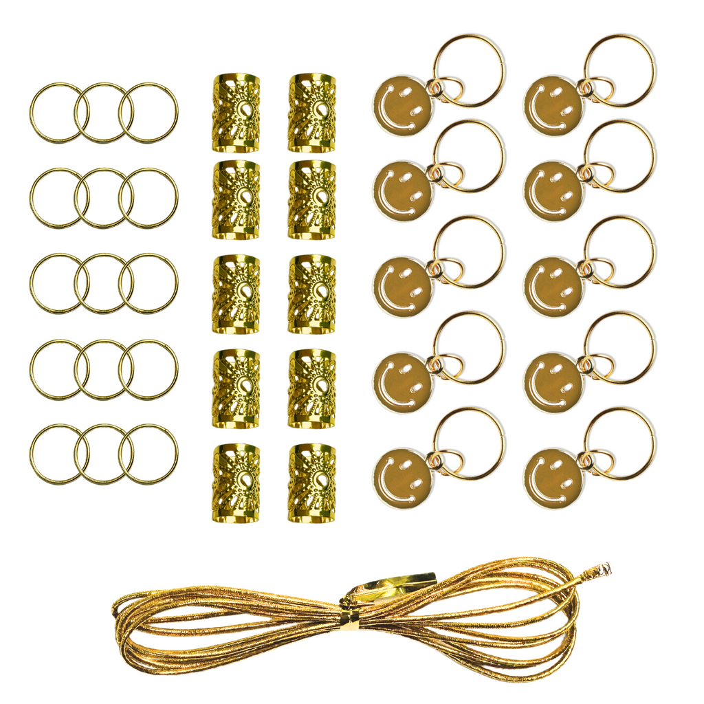 Annie Braid Charm Set, Smiley Face