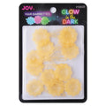 Joy Barrettes Glow-in-the-Dark, 12 Pieces, Yellow Daisy