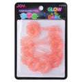 Joy Barrettes Glow-in-the-Dark, 12 Pieces, Orange Daisy