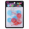 Joy Barrettes Glow-in-the-Dark, 12 Pieces, Red, White, and Blue Daisy