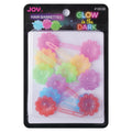 Joy Barrettes Glow-in-the-Dark, 12 Pieces, Multicolor Daisy