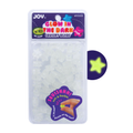 Joy Star Squishy Beads XX-Large, 60 Count, Glow-In-The-Dark Clear