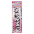 Joy Twin Bead Ponytailers 16mm, 12 Count, Assorted Color