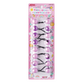 Joy Twin Beads Ponytailers 20mm, 8 Count, Two Tone Purple
