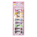 Joy Twin Beads Ponytailers 20mm, 8 Count, Two Tone Assorted Color