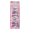 Joy Twin Beads Ponytailers 20mm, 8 Count, Assorted Pink