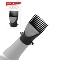 Annie Screw Tighten Hair Dryer Pik Attachment, 1 Count, Black
