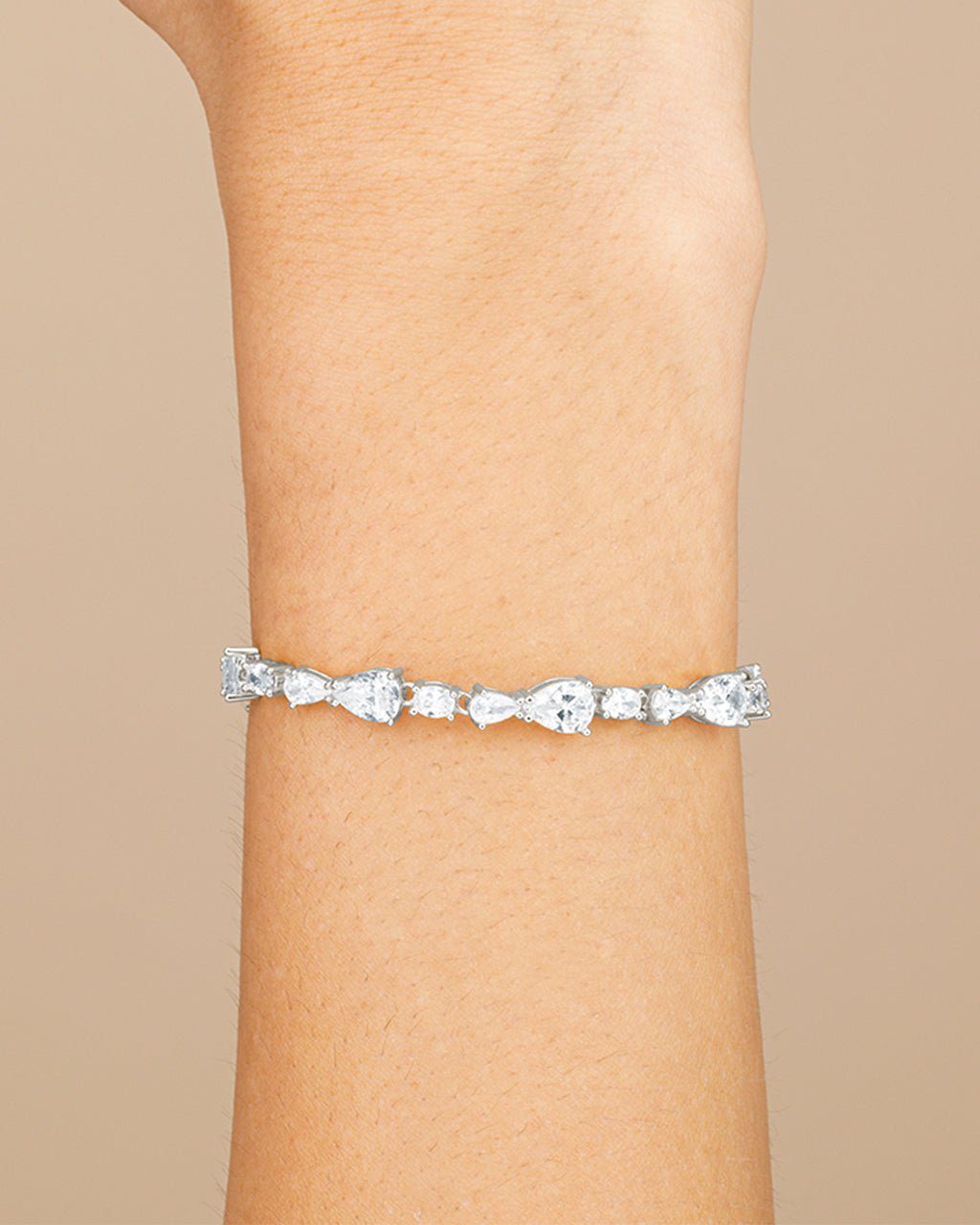 Sterling Silver Wyatt CZ Tennis Bracelet