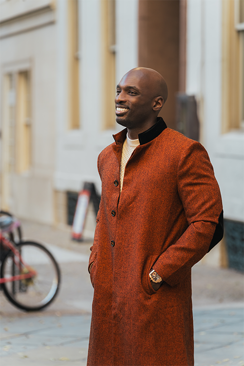 The Kaél Men’s Burnt Orange Jacket