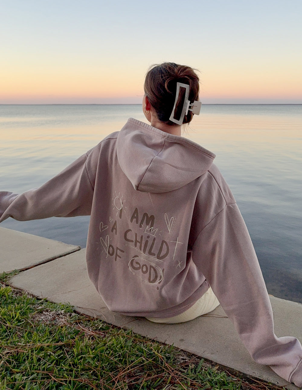 Child of God Brown Unisex Hoodie