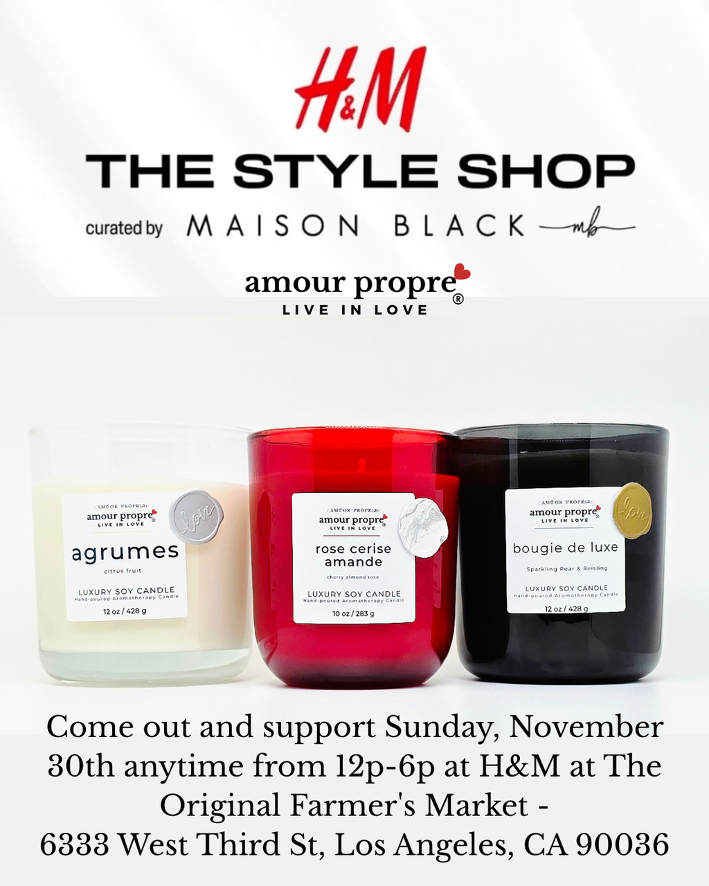 Agrumes Hand poured Aromatherapy Luxury Soy Candle